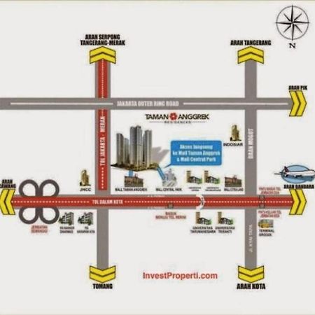 Homy 2 Bedroom Apartment Near Shopping Malls جاكرتا المظهر الخارجي الصورة